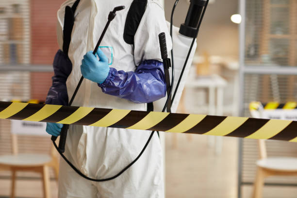Professional Biohazard Cleanup technician working in Huntsville, UT